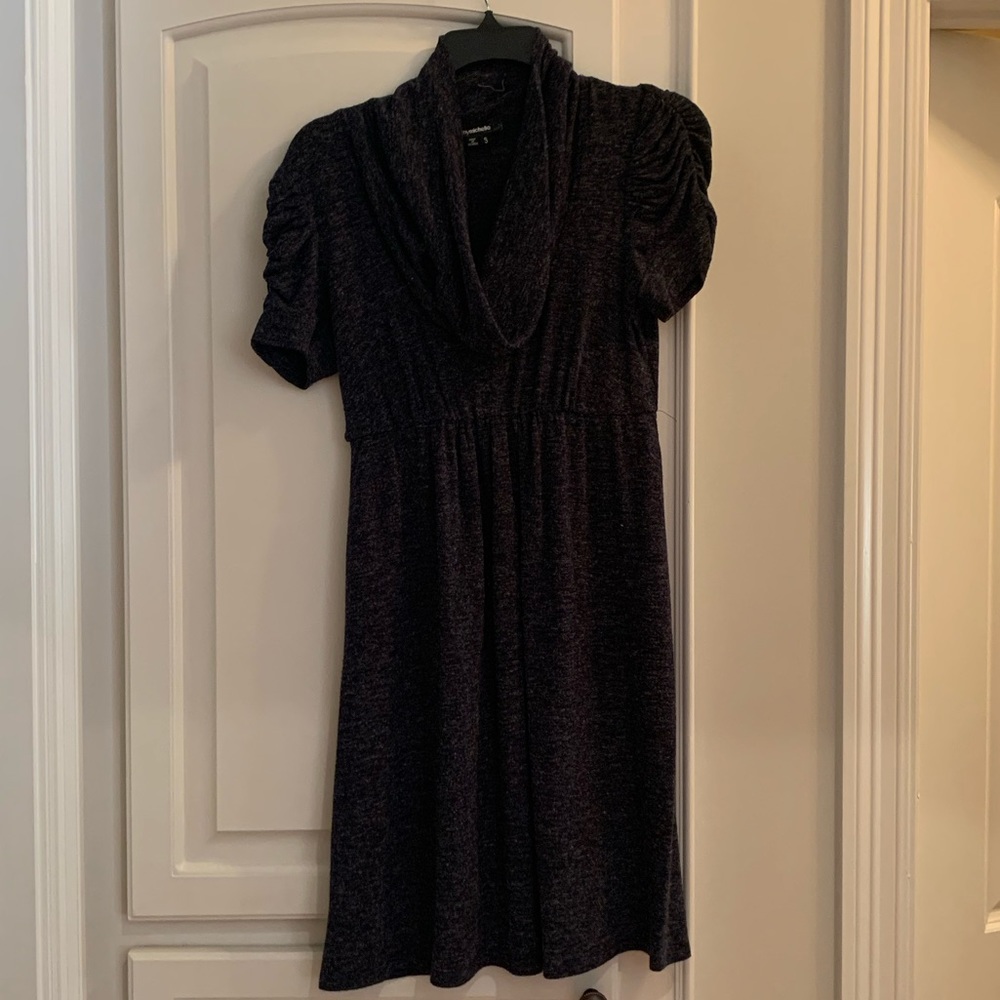Navy speckled dress